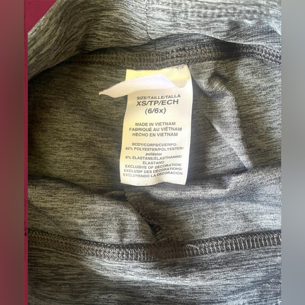 Adidas Girls XS (6/6X) Active Legging Pants 3-Stripes - Picture 6 of 6